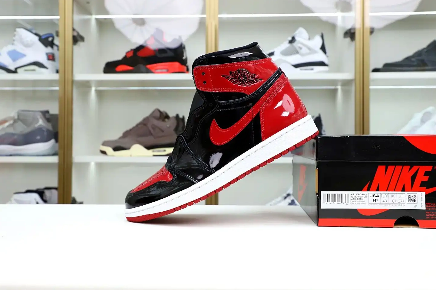 Kimikick AIR BRED OG JORDAN PATENT 1 HIGH 0513